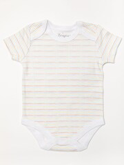 Bonjour Bebe Baby Animal Print 100% Cotton White Gift Set 6 Piece - Image 2 of 5