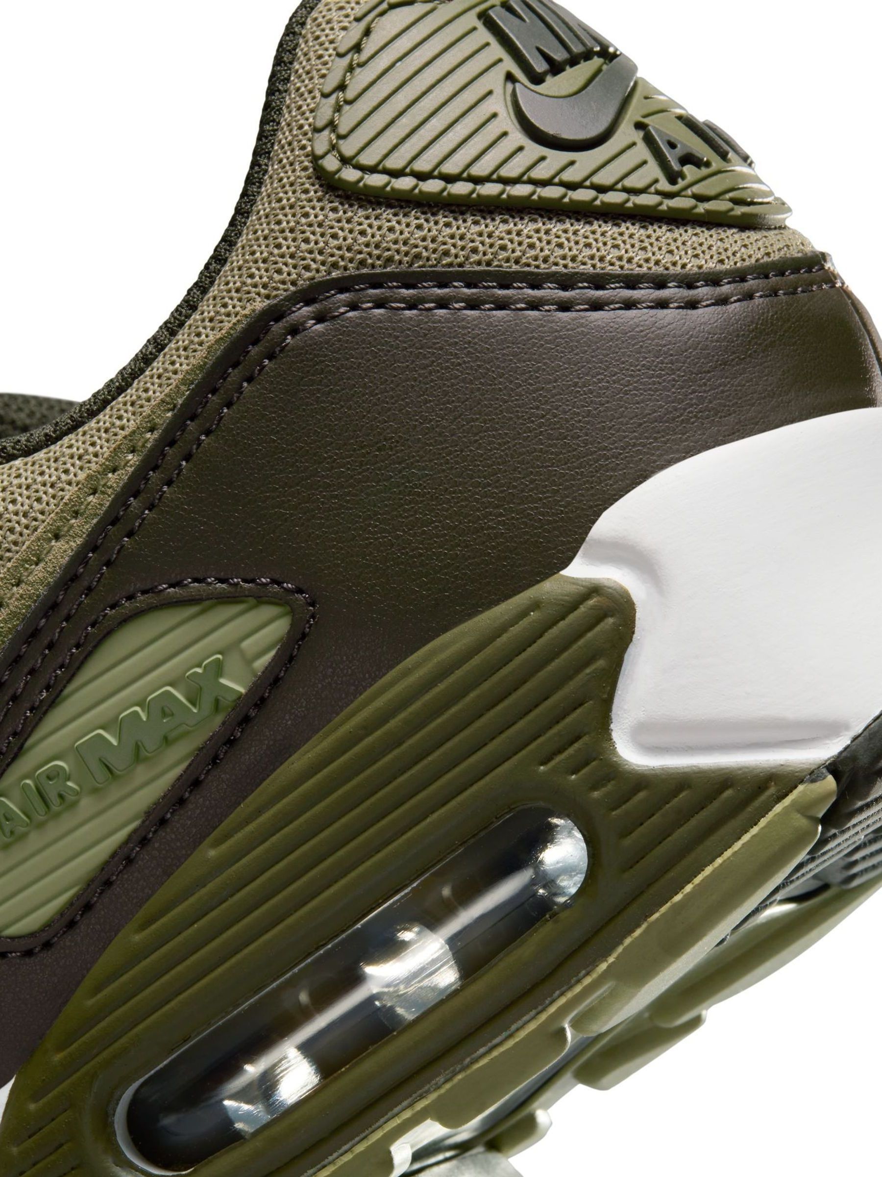 Buy Nike Green Air Max 90 Trainers from Next Luxembourg