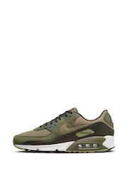 Nike Green Air Max 90 Trainers - Image 2 of 10