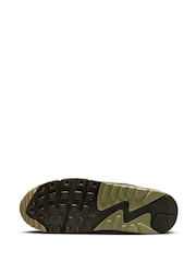 Nike Green Air Max 90 Trainers - Image 5 of 10
