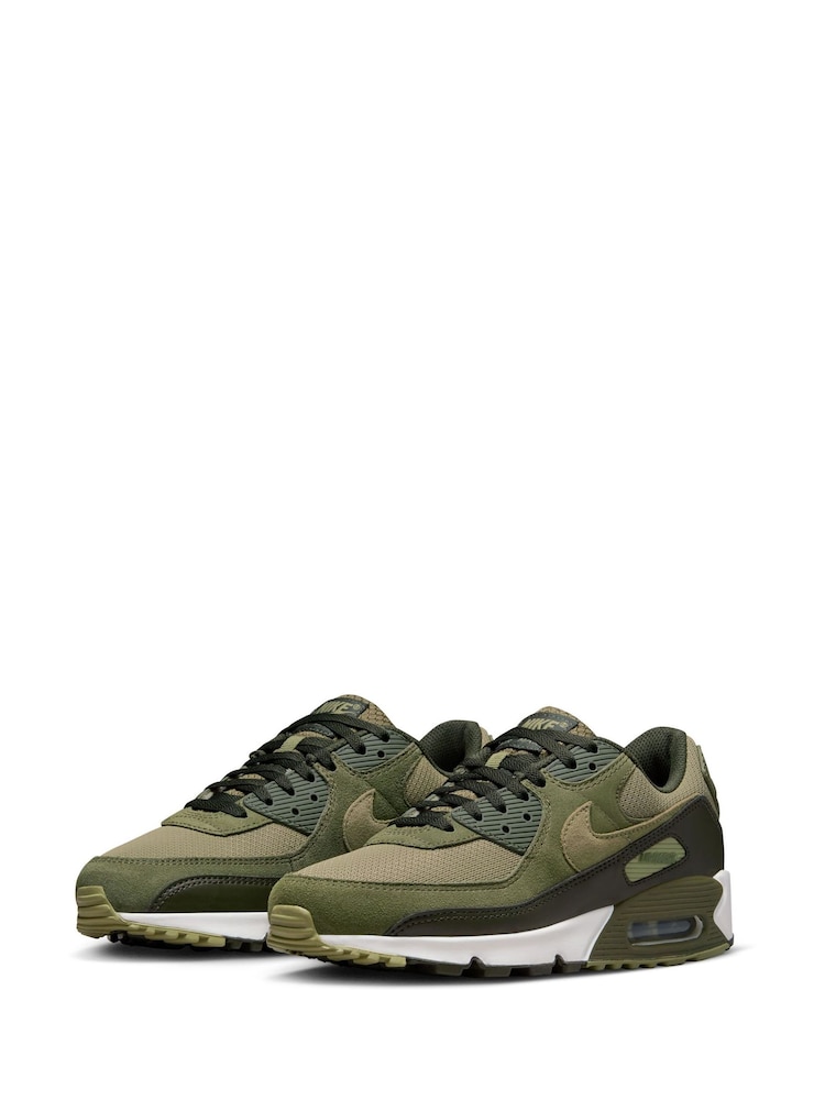 Nike Green Air Max 90 Trainers - Image 6 of 10