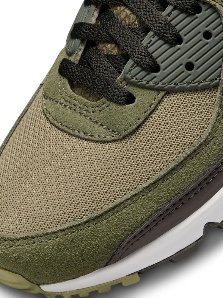Nike Green Air Max 90 Trainers - Image 9 of 10