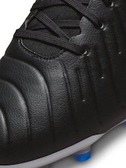 Nike Black Tiempo Legend 10 Pro Firm Ground Football Boots - Image 8 of 10