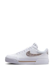 Nike White Court Legacy Lift Platform Trainers United in Victory - Image 7 of 17