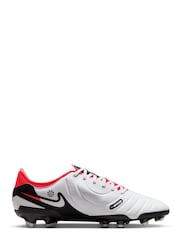 Nike White Tiempo Legend 10 Academy Multi Ground Football Boots - Image 3 of 11