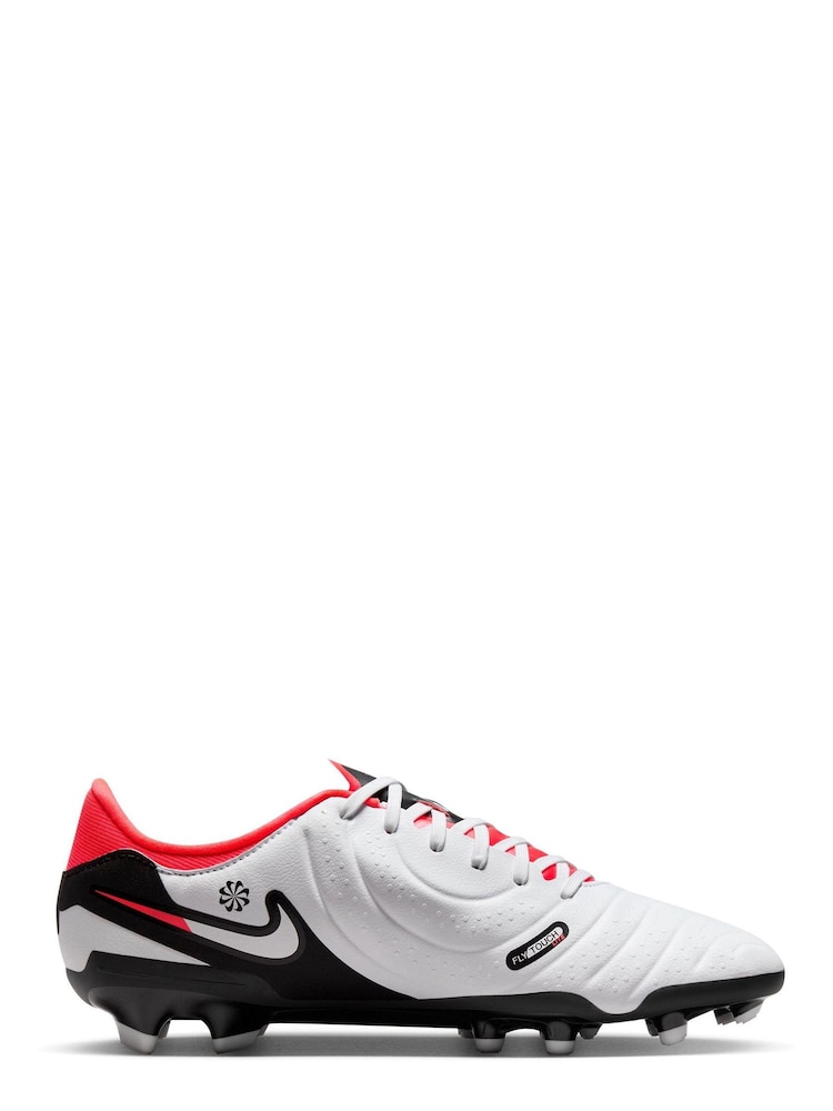 Nike White Tiempo Legend 10 Academy Multi Ground Football Boots - Image 3 of 11