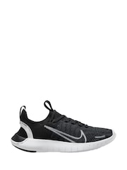 Nike Black Free Run Flyknit Next Nature Road Running Trainers - Image 1 of 6