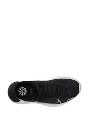 Nike Black Free Run Flyknit Next Nature Road Running Trainers - Image 3 of 6