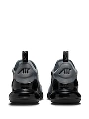 Nike Black/Grey Air Max 270 Trainers - Image 4 of 11
