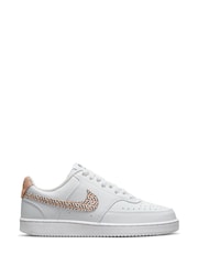 Nike White Court Vision Low Trainers United in Victory - Image 1 of 12