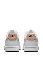 Nike White Court Vision Low Trainers United in Victory - Image 6 of 12