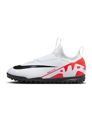 Nike Red Kids Zoom Mercurial Vapor 15 Turf Football Boots - Image 2 of 10
