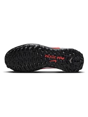Nike Red Kids Zoom Mercurial Vapor 15 Turf Football Boots - Image 7 of 10