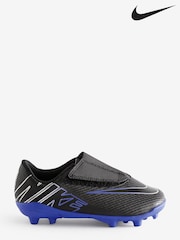 Nike Black Jr. Zoom Mercurial Vapor 15 Turf Football Boots - Image 1 of 5