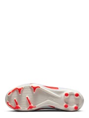 Nike Red Kids Zoom Mercurial Vapor 15 Academy Firm Ground Football Boots - Image 5 of 9