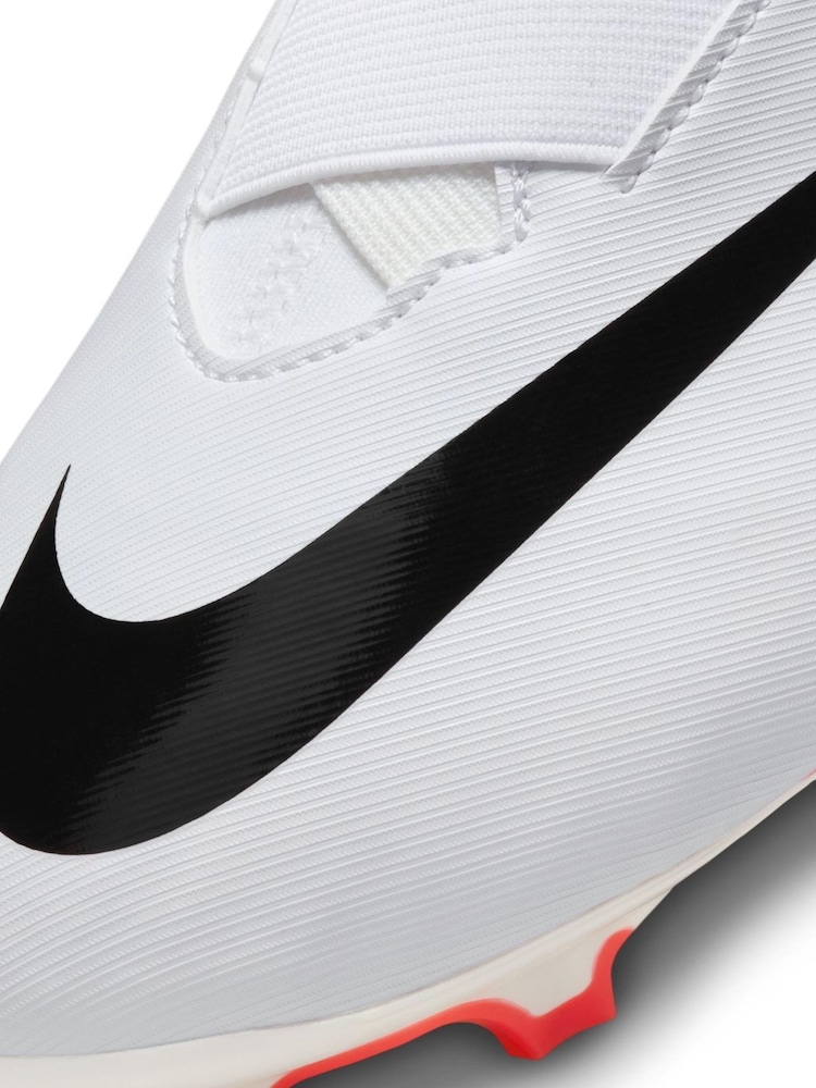 Nike Red Kids Zoom Mercurial Vapor 15 Academy Firm Ground Football Boots - Image 7 of 9