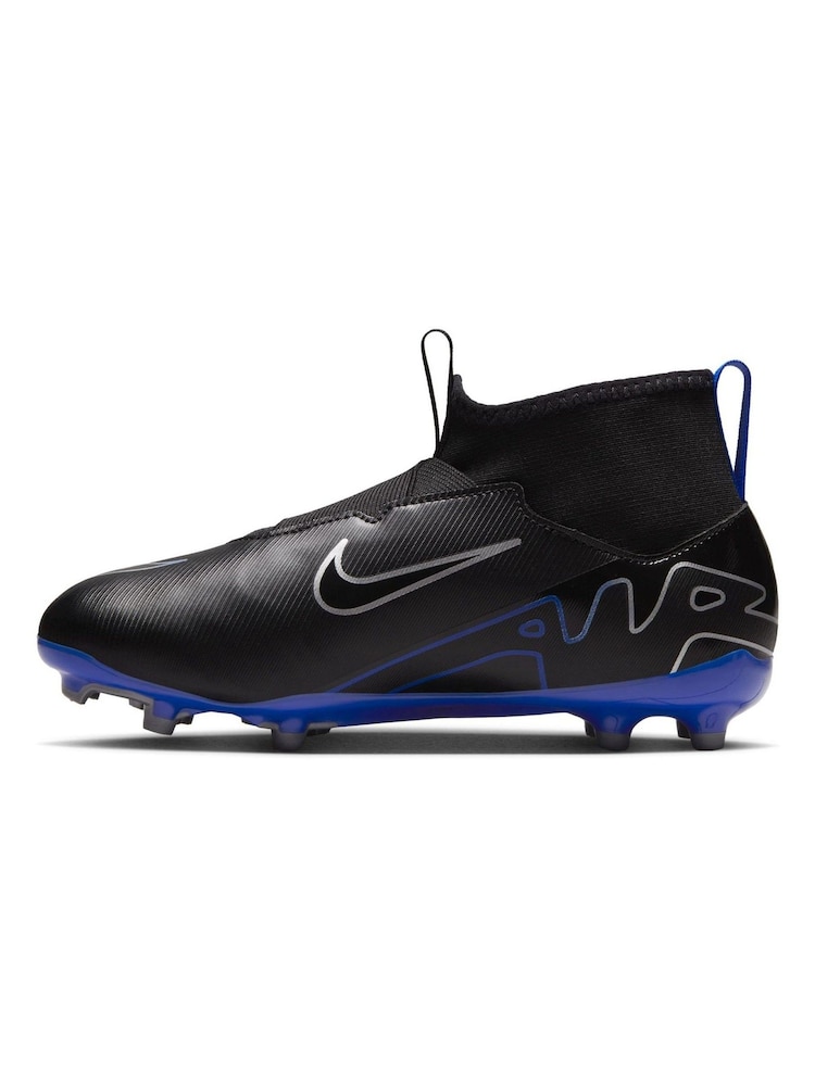 Черный - детские футбольные ботинки Nike Zoom Mercurial Superfly 9 Firm Ground - Image 2 of 11