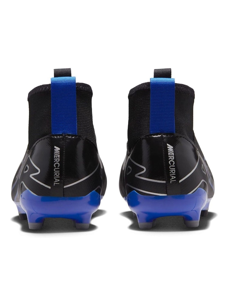 Buy Nike Black Kids Zoom Mercurial Superfly Firm Ground Football