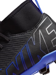 Nike Black Kids Mercurial Superfly 9 Club Firm Ground Football Boots - Image 10 of 12
