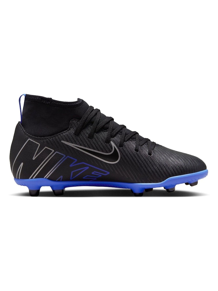 Nike Black Kids Mercurial Superfly 9 Club Firm Ground Football Boots - Image 2 of 12