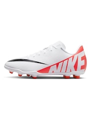 Nike Jr. Red Kids Mercurial Vapor 15 Club Firm Ground Football Boots - Image 3 of 11