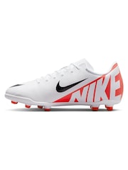 Nike Jr. Red Kids Mercurial Vapor 15 Club Firm Ground Football Boots - Image 4 of 11