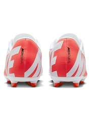 Nike Jr. Red Kids Mercurial Vapor 15 Club Firm Ground Football Boots - Image 8 of 11
