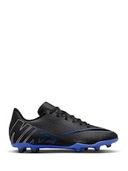 Nike Jr. Black Kids Mercurial Vapor 15 Club Firm Ground Football Boots - Image 1 of 12