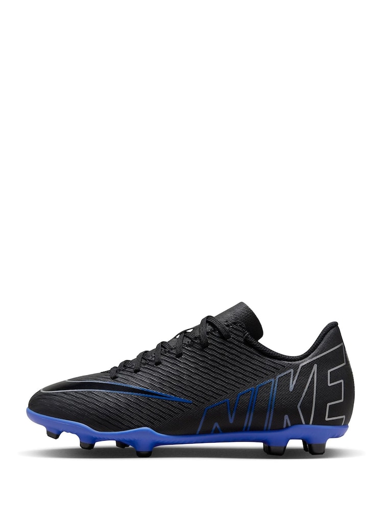 Nike Jr. Black Kids Mercurial Vapor 15 Club Firm Ground Football Boots - Image 2 of 12