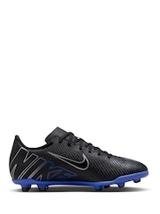 Nike Jr. Black Kids Mercurial Vapor 15 Club Firm Ground Football Boots - Image 4 of 12