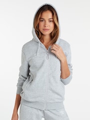Gris claro - Sudadera con capucha y cremallera Club Leisure de Umbro - Imagen 1 de 5