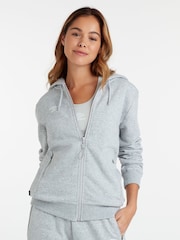 Gris claro - Sudadera con capucha y cremallera Club Leisure de Umbro - Imagen 4 de 5