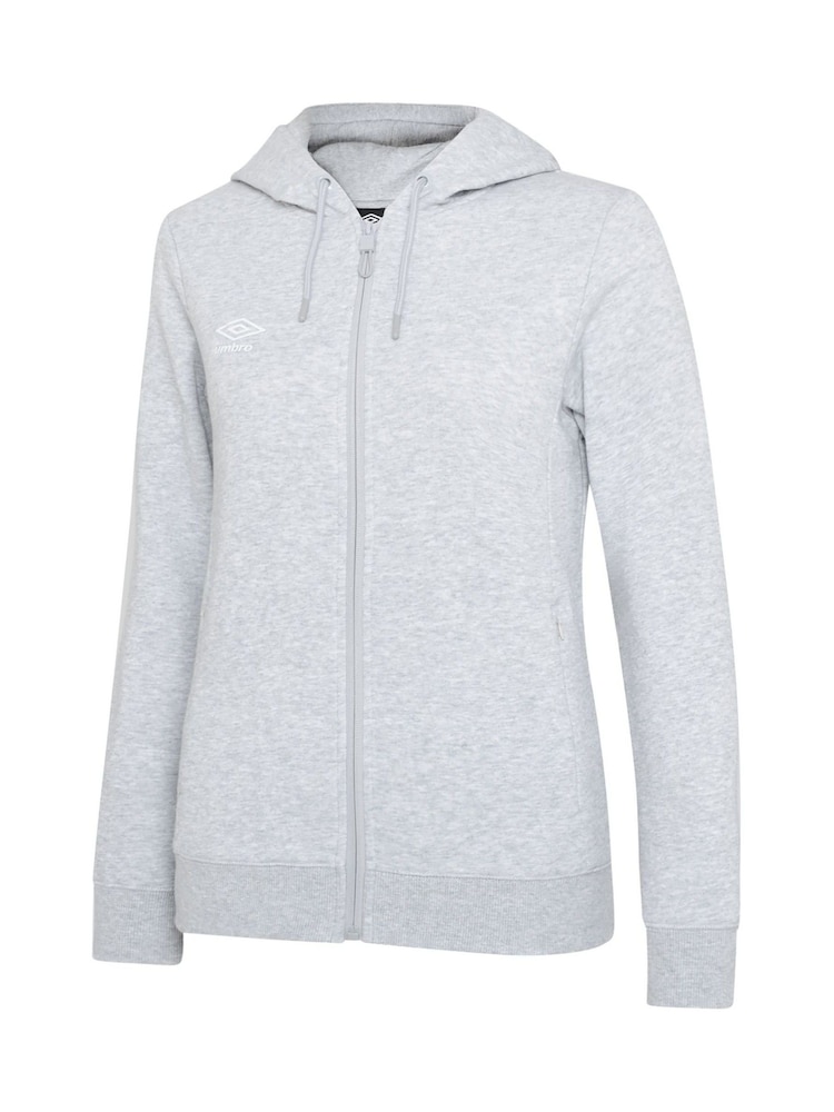 Gris claro - Sudadera con capucha y cremallera Club Leisure de Umbro - Imagen 5 de 5
