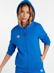 Umbro Blue Club Leisure Zip Through Hoodie - Image 4 of 5