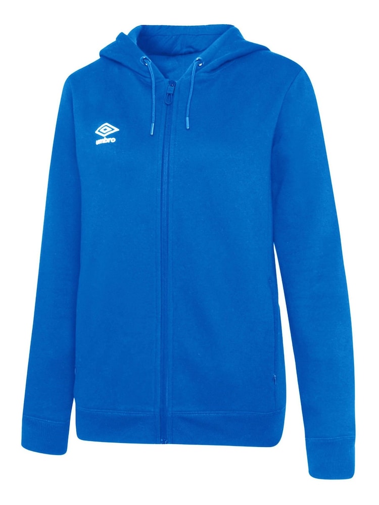 Umbro Blue Club Leisure Zip Through Hoodie - Image 5 of 5