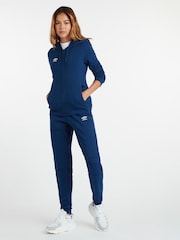 Umbro Dark Navy Blue Club Leisure Zip Through Hoodie - Image 4 of 6