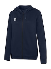Umbro Dark Navy Blue Club Leisure Zip Through Hoodie - Image 6 of 6
