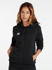 Umbro Black Club Leisure Zip Through Hoodie - Image 1 of 5