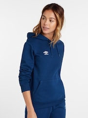 Azul oscuro - Sudadera con capucha sin cierres Club Leisure de Umbro - Imagen 1 de 5