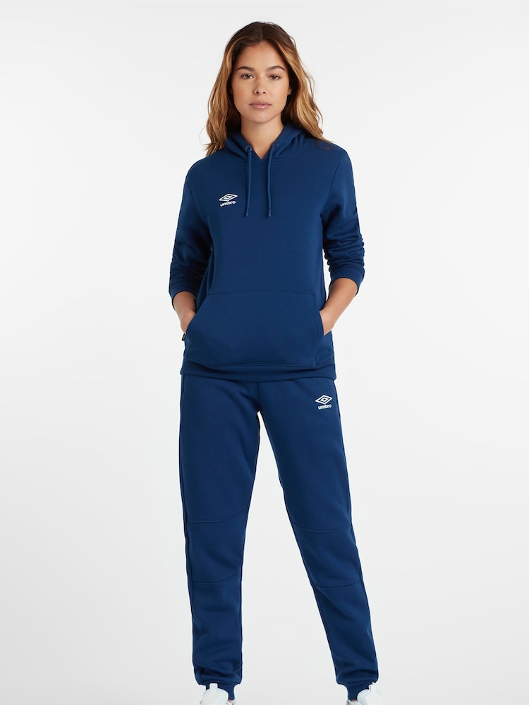 Umbro Dark Blue Club Leisure Overhead Hoodie - Image 3 of 5