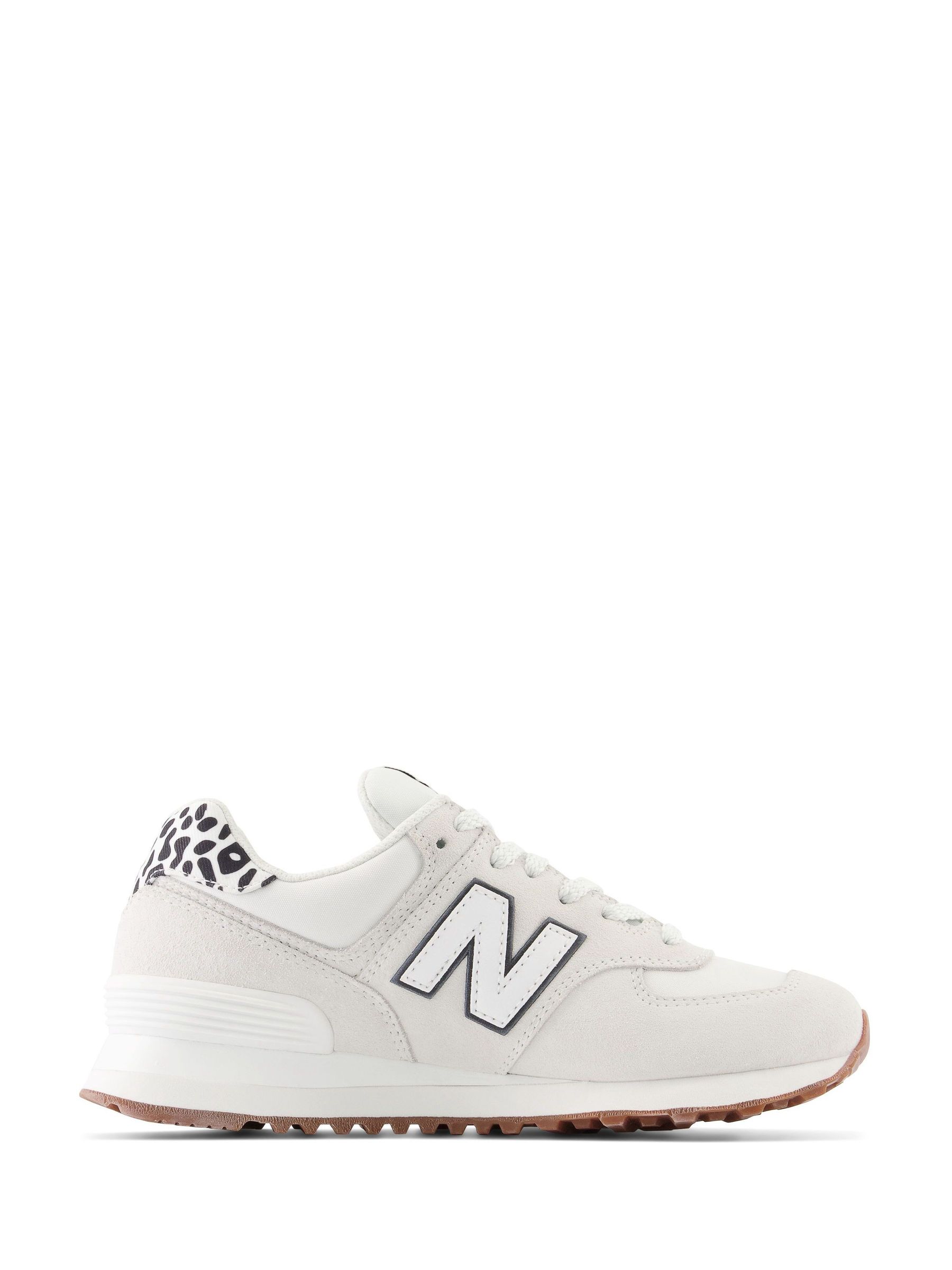 Kaufe Sie WeiBer Leopard New Balance 574 Turnschuhe bei Next Deutschland