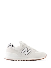 Белый леопард - Кроссовки New Balance 574 - Изображение 1 из 6