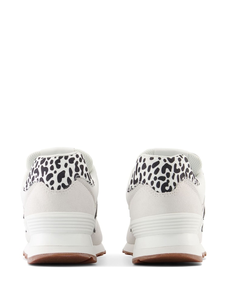 Léopard blanc - New Balance 574 Trainers - Image 5 of 6