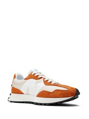 New Balance Cream/White Womens 327 Trainers - Image 1 of 8