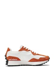 New Balance Cream/White Womens 327 Trainers - Image 2 of 8