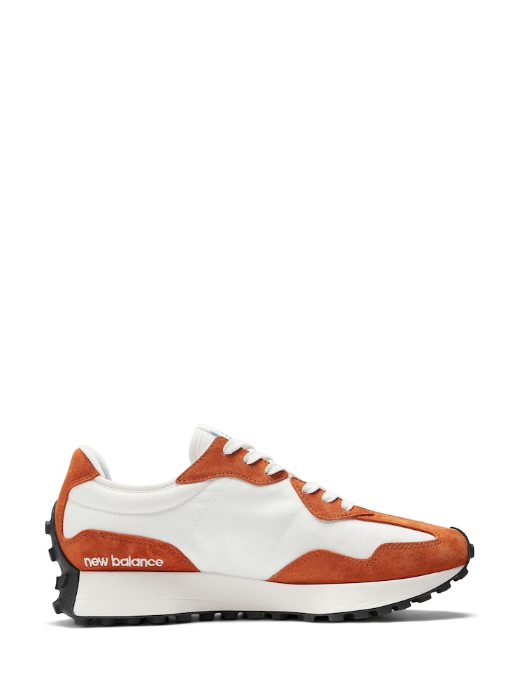 New Balance Cream/White Womens 327 Trainers - Image 2 of 8