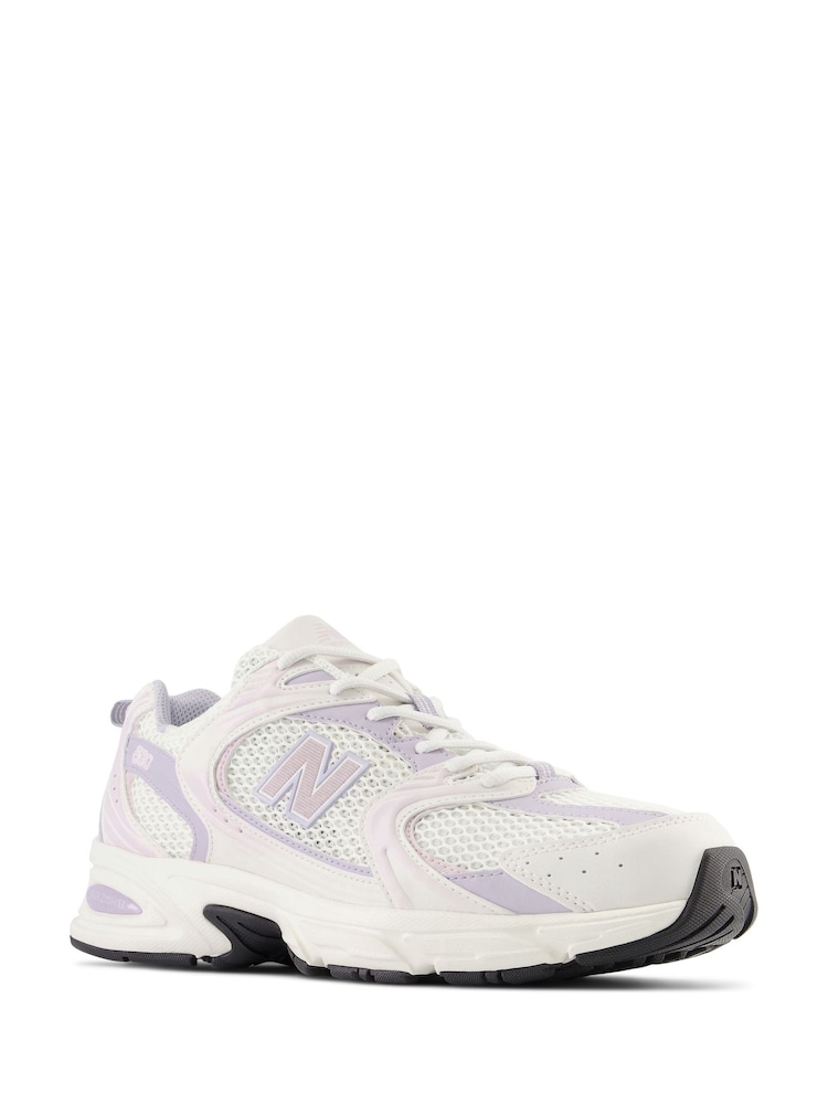 Blanc/Pourpre - New Balance Womens 530 Trainers - Image 3 of 6