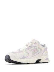 New Balance White/Purple Womens 530 Trainers - Image 4 of 6