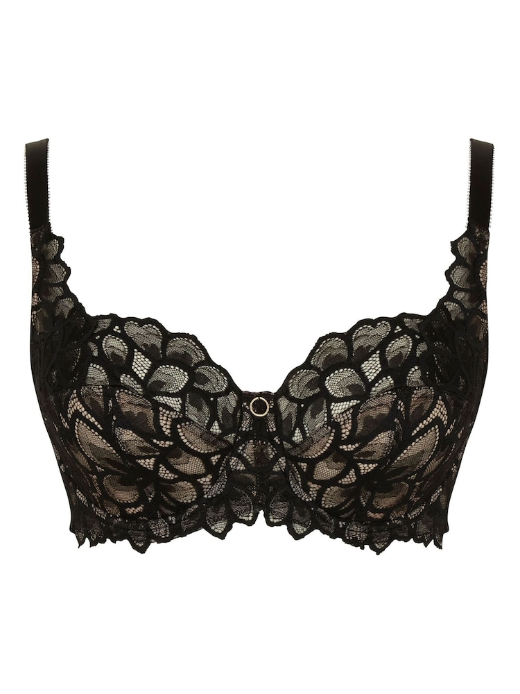 Panache Black/Latte Full Cup Full Cup Allure Wired Bra - Image 5 of 5 Panache Black/Latte Full Cup Full Cup Allure Wired Bra - Image 5 of 5