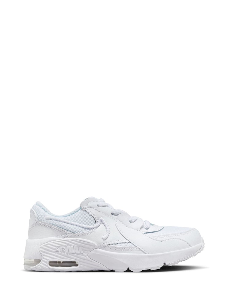 Nike White Junior Air Max Excee Trainers - Image 1 of 10